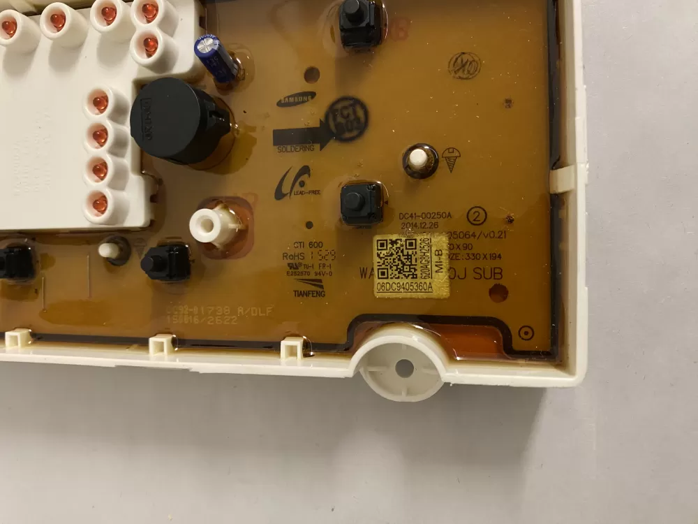 Samsung DC94 05360A Washer Control Board AZ188361 | BKV865