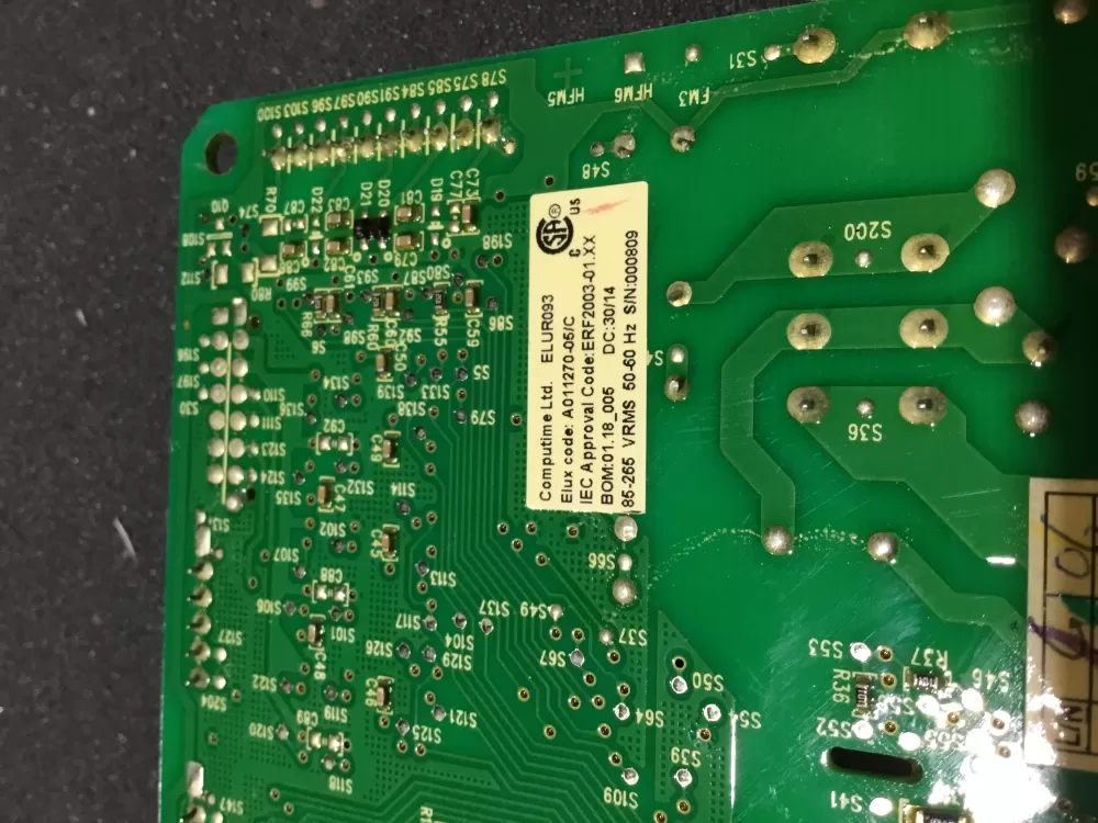 Electrolux Main Control Board A011270-05 AZ78440 | NR637