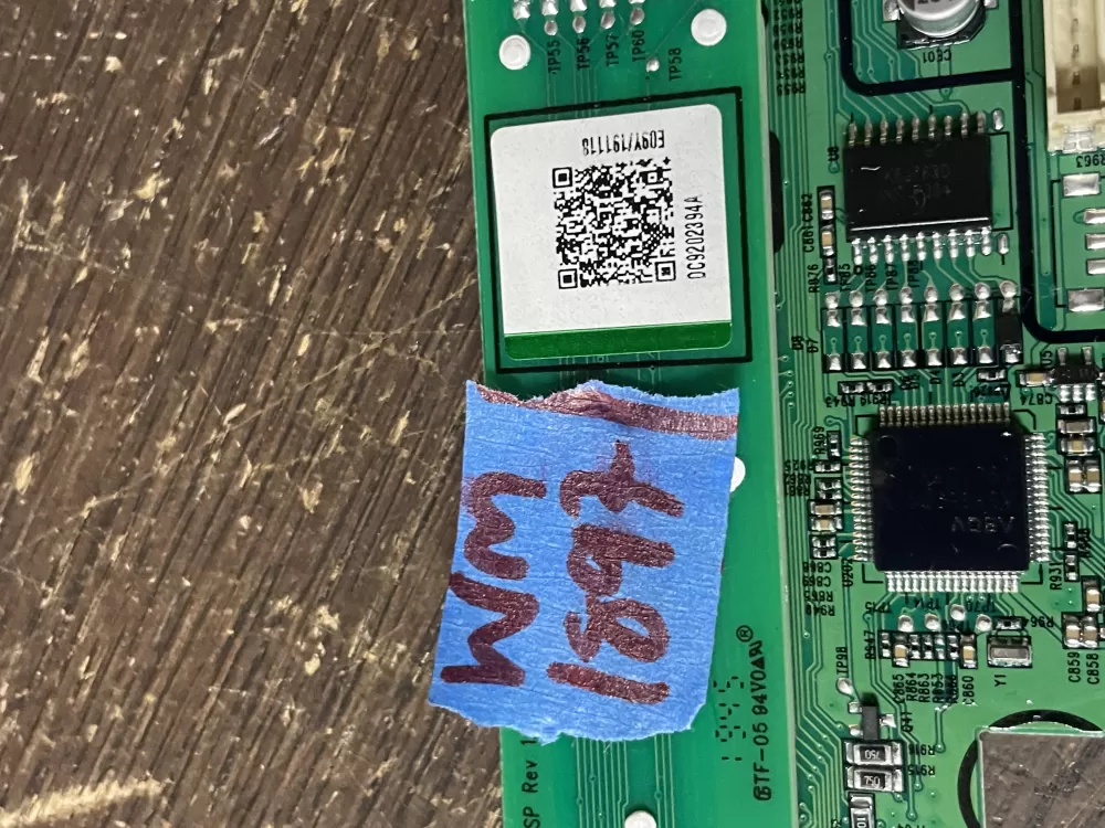 Samsung DC92-02394A Washer Display Control Board AZ53554 | Wm1897