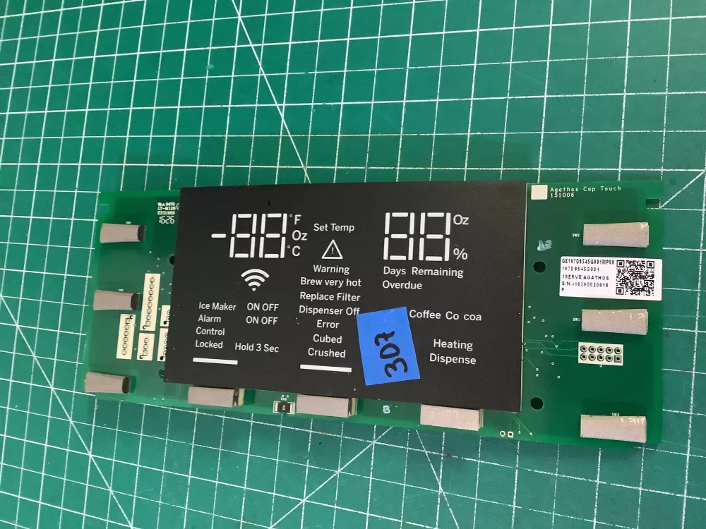 GE Refrigerator Display Board AZ196468 | NR307