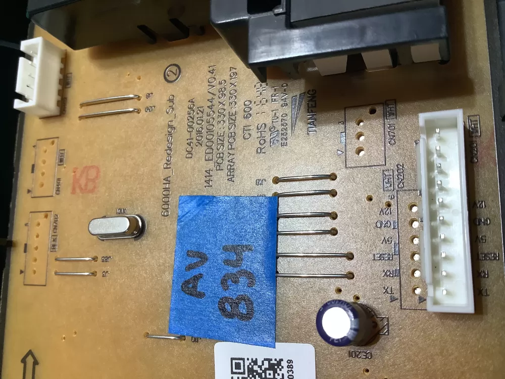 Samsung DC92-01802Q DC94-07244A Washer Control Board AZ186154 | AV834