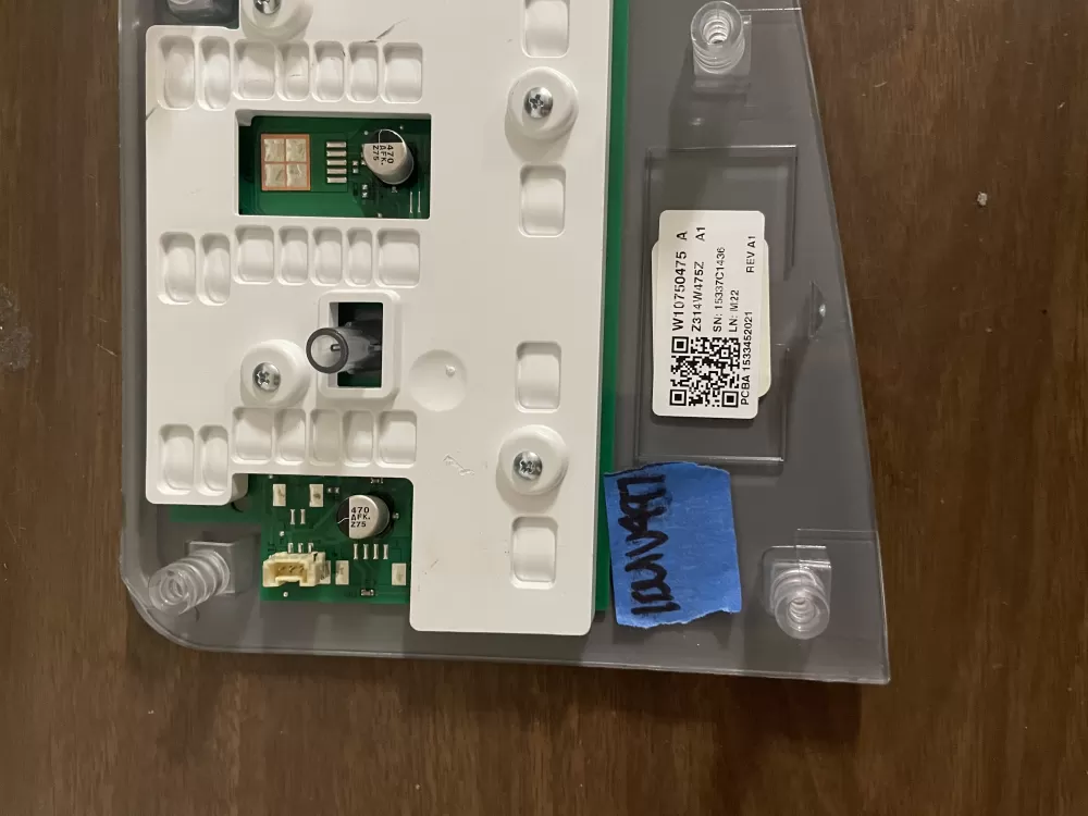 Whirlpool AP6024018 W10433082 W10750475 Washer Control Panel AZ81515 | KMV507