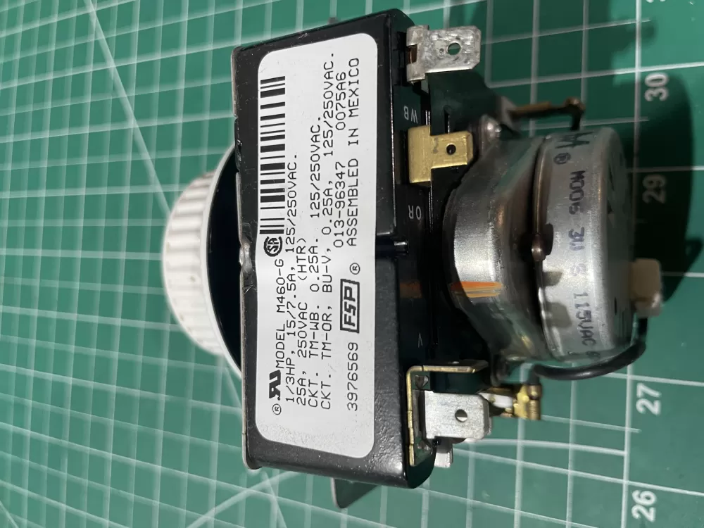 Whirlpool 3976569A 3976569 WP3976569 AP6009020 Dryer Timer AZ188245 | Wm2364