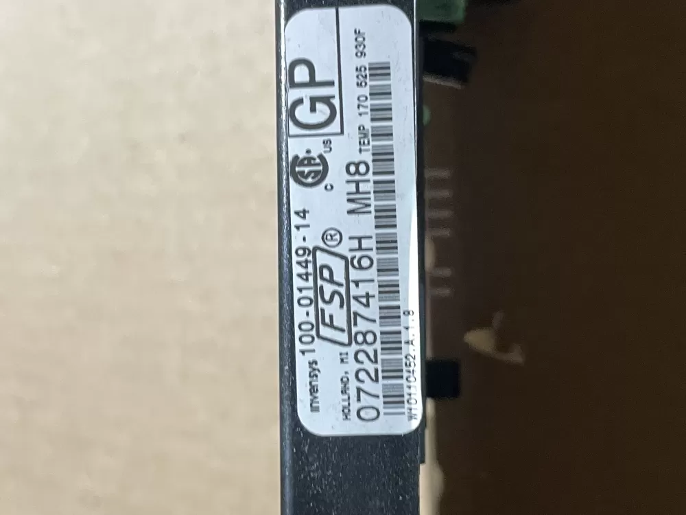 Whirlpool 100-01449-14 Range Control Board AZ71992 | Wmv293
