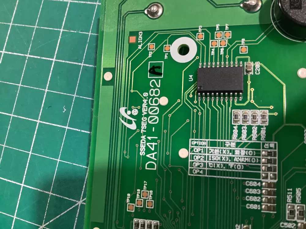 Samsung LG DA41-00682A Refrigerator Dispenser Control Board AZ148254 | NR2487