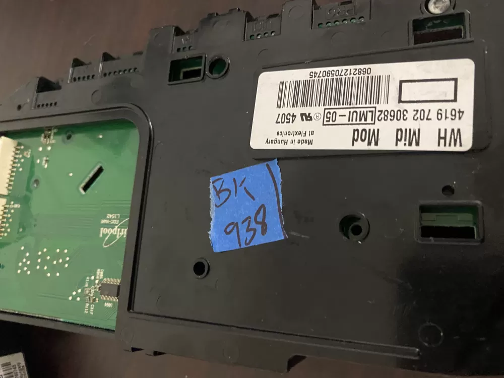 Whirlpool 4619 702 30682 Washer Control Board UI Assembly AZ35009 | BK938