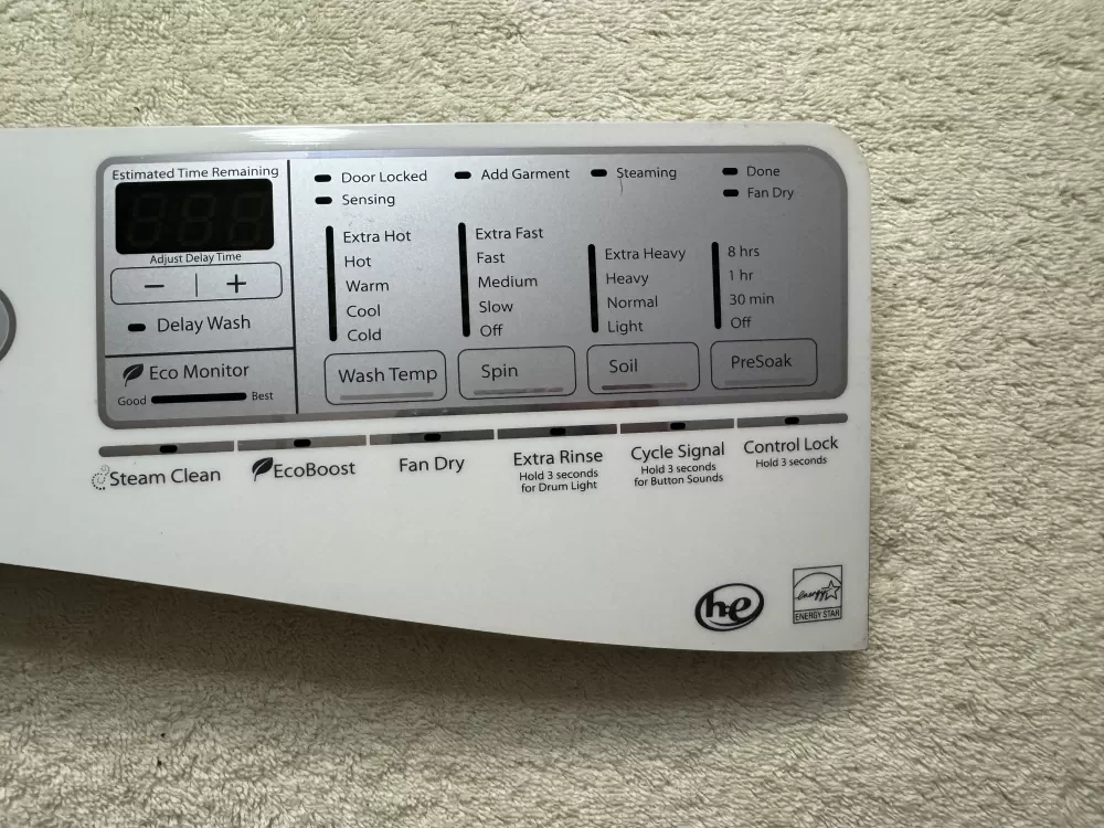 Whirlpool W10391530 W10446418 WPW10446418 Washer Control Panel AZ7464 | V357