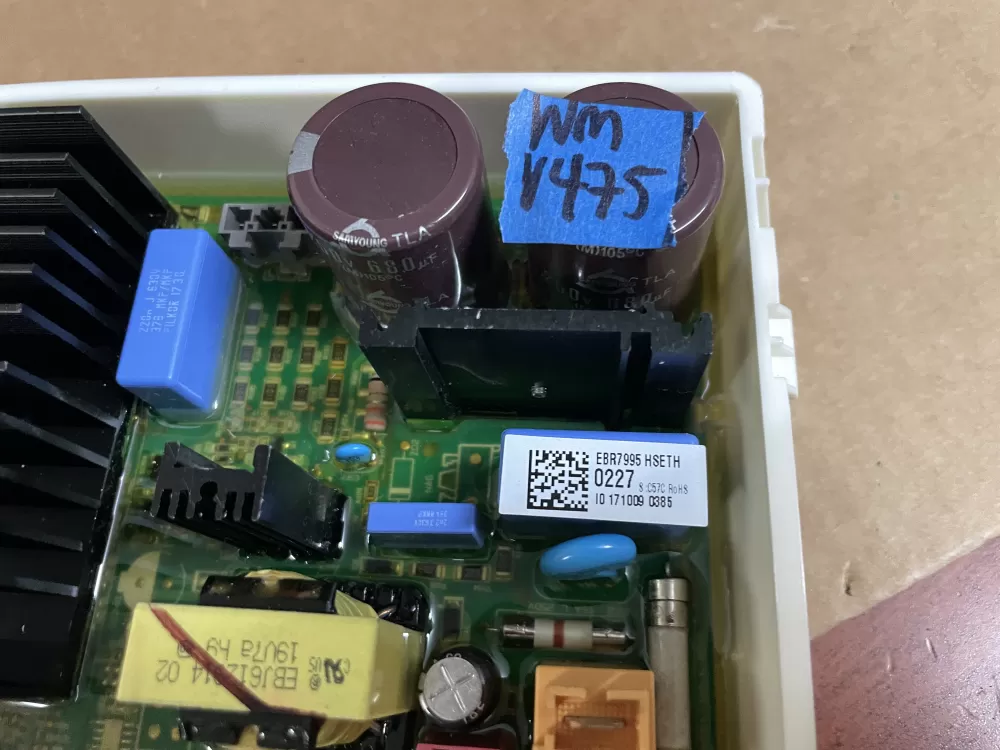 LG EBR79950227 Washer Control Board AZ101551 | Wmv475
