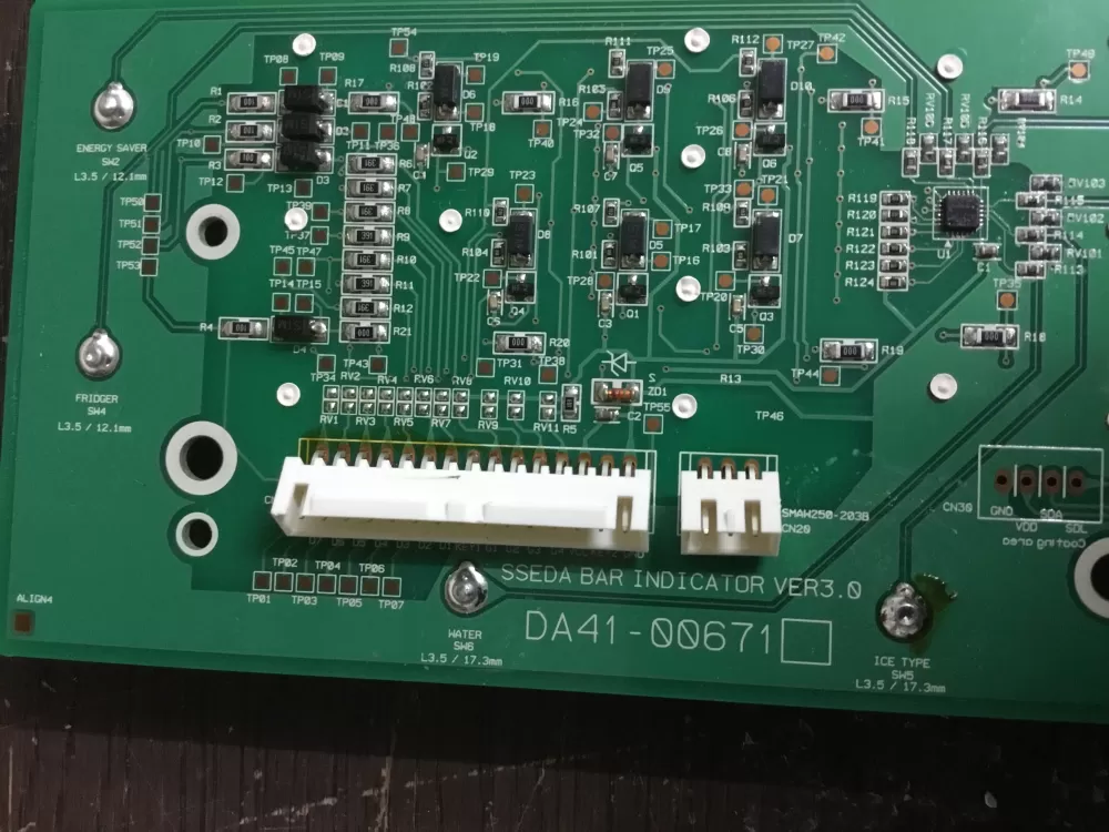 Samsung DA41-00671 Refrigerator Control Board AZ10276 | NR525