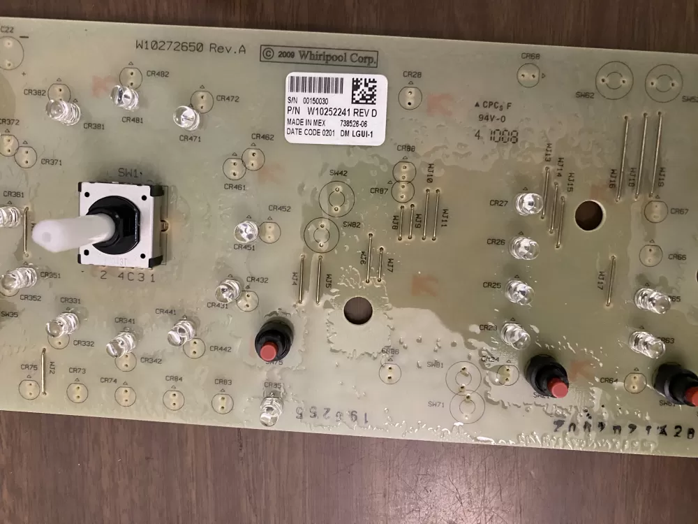 Whirlpool W10252241 W10272650 Washer Control Board AZ97023 | BK113