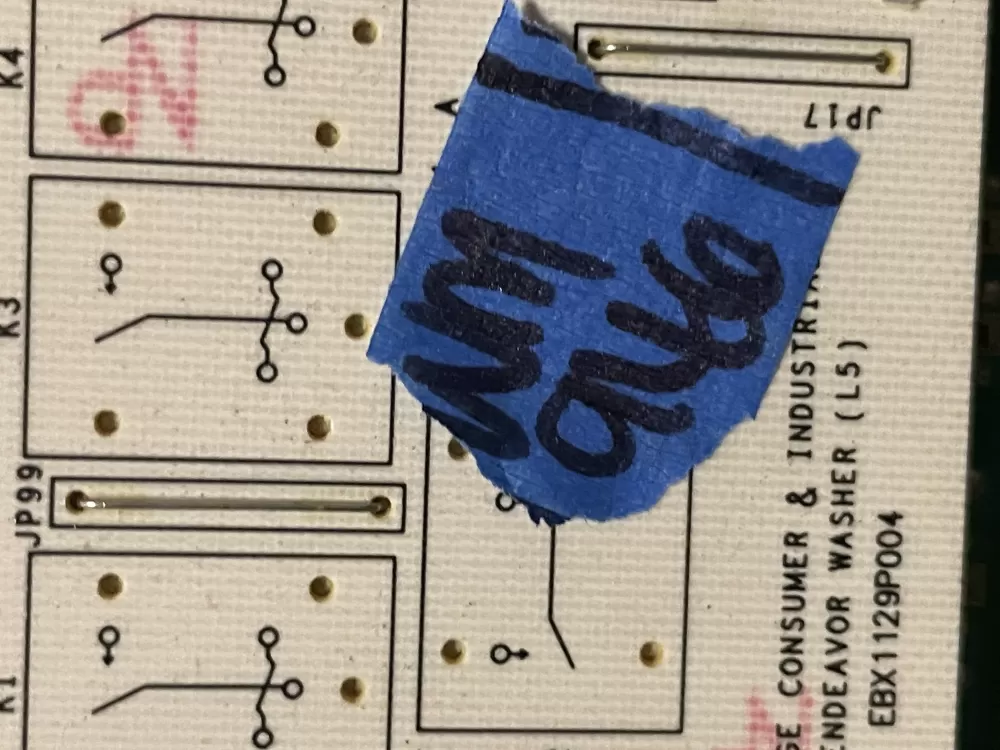 GE 175D5261G040 EBX1129P004 WH12X10614 Washer Control Board AZ30028 | WM946