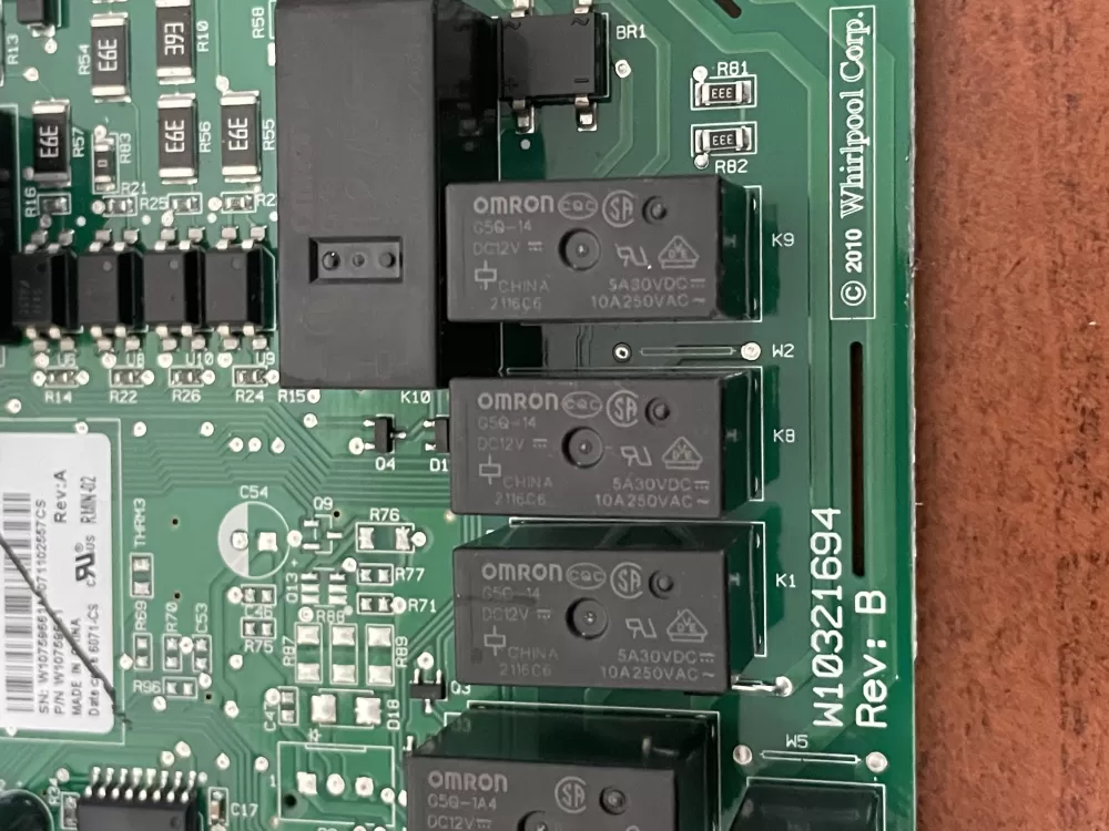 Whirlpool W10321694 Refrigerator Control Board AZ43870 | KM966