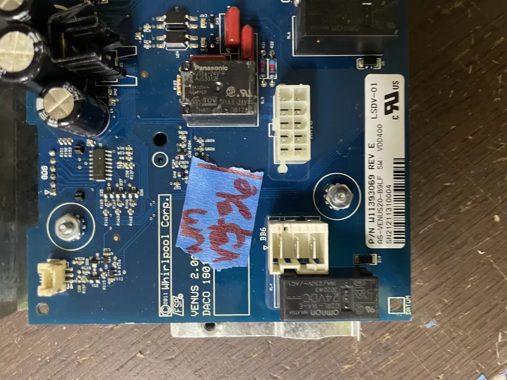 Whirlpool Maytag W10678217 W10678221 Dryer Control Board AZ44468 | WMV436