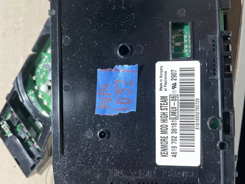 Whirlpool 4619-702-38161 Washer User Interface Control Board AZ70856 | Wm1052