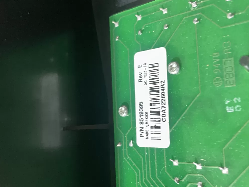 Whirlpool 8519395 Dryer Control Board Panel AZ195128 | Wmv660