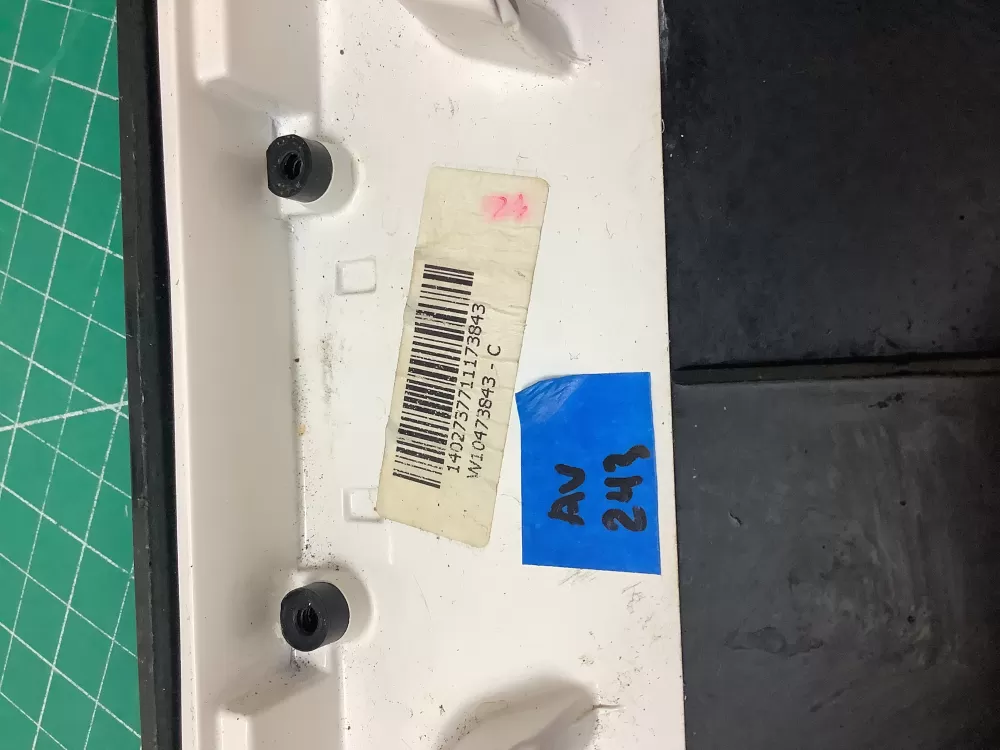 Whirlpool W10473843-C Dishwasher Control Panel Assembly AZ226781 | ARV243