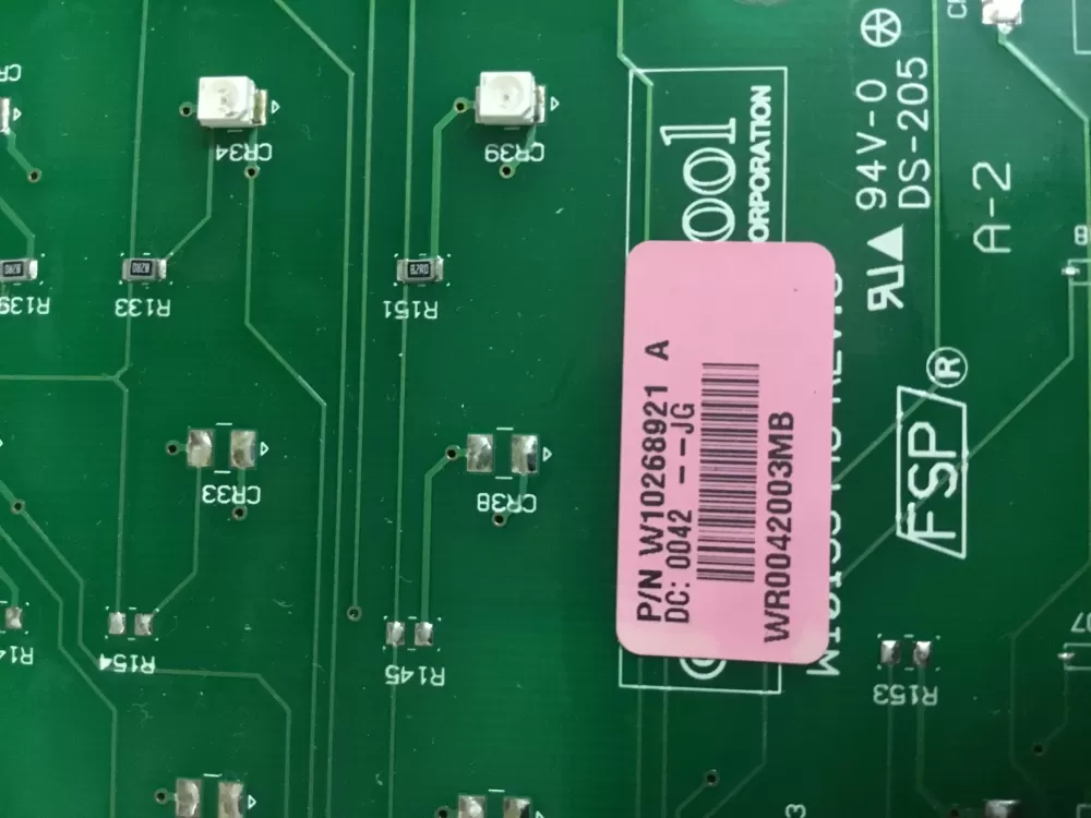 Whirlpool Maytag W10268921 Washer Control Board AZ33589 | NRV368