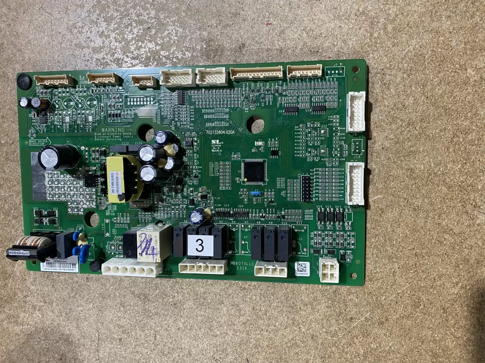 GE 197D8523G101 70213260402GA MB6075LLC Refrigerator Control