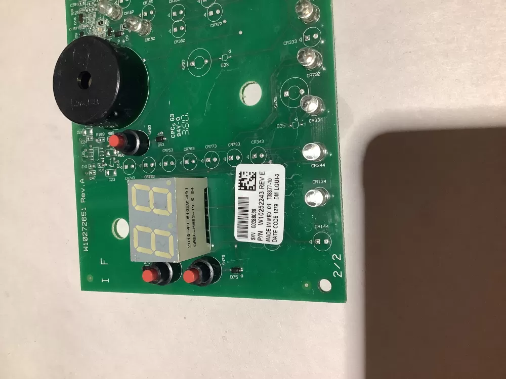 Whirlpool Maytag W10252243 Washer Control Board AZ161315 | BG271