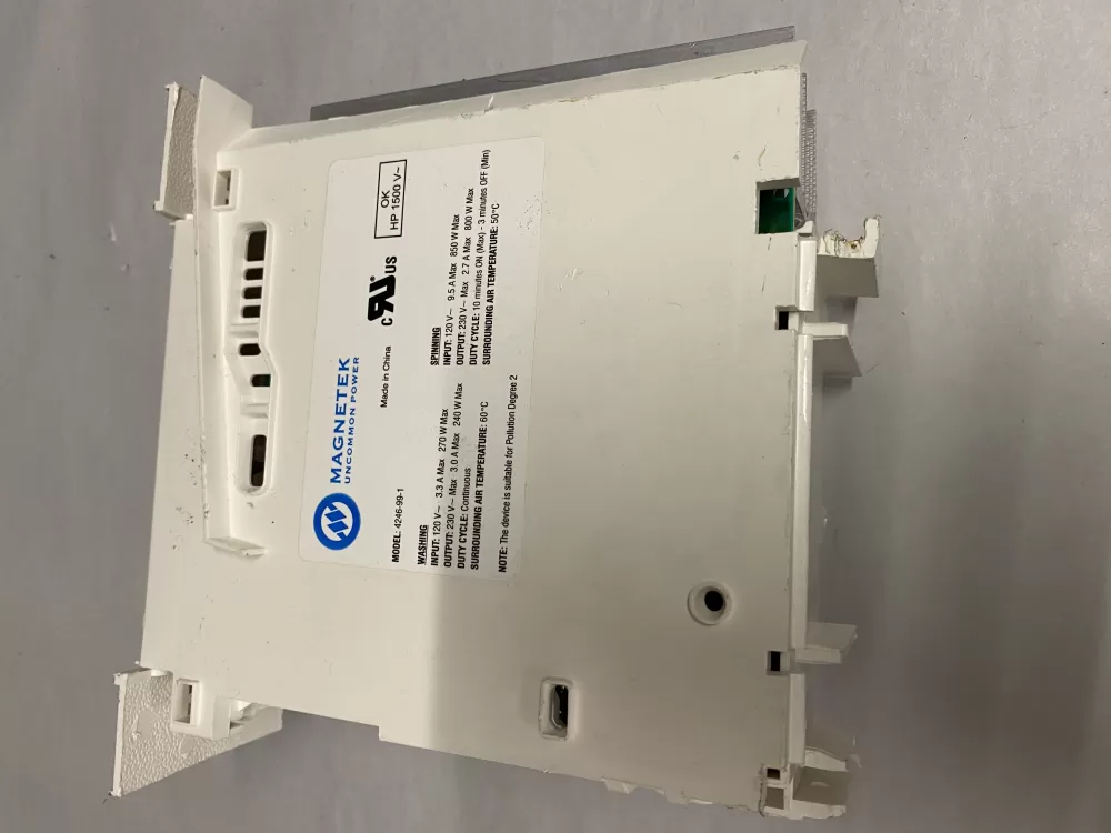 Frigidaire  Kenmore  Electrolux  White Westinghouse 5304504863  AP6025819  134409905  4452243  PS11758142  S134409904  S134409905  4246991  4246-99-100  01620880 Washer Control Board