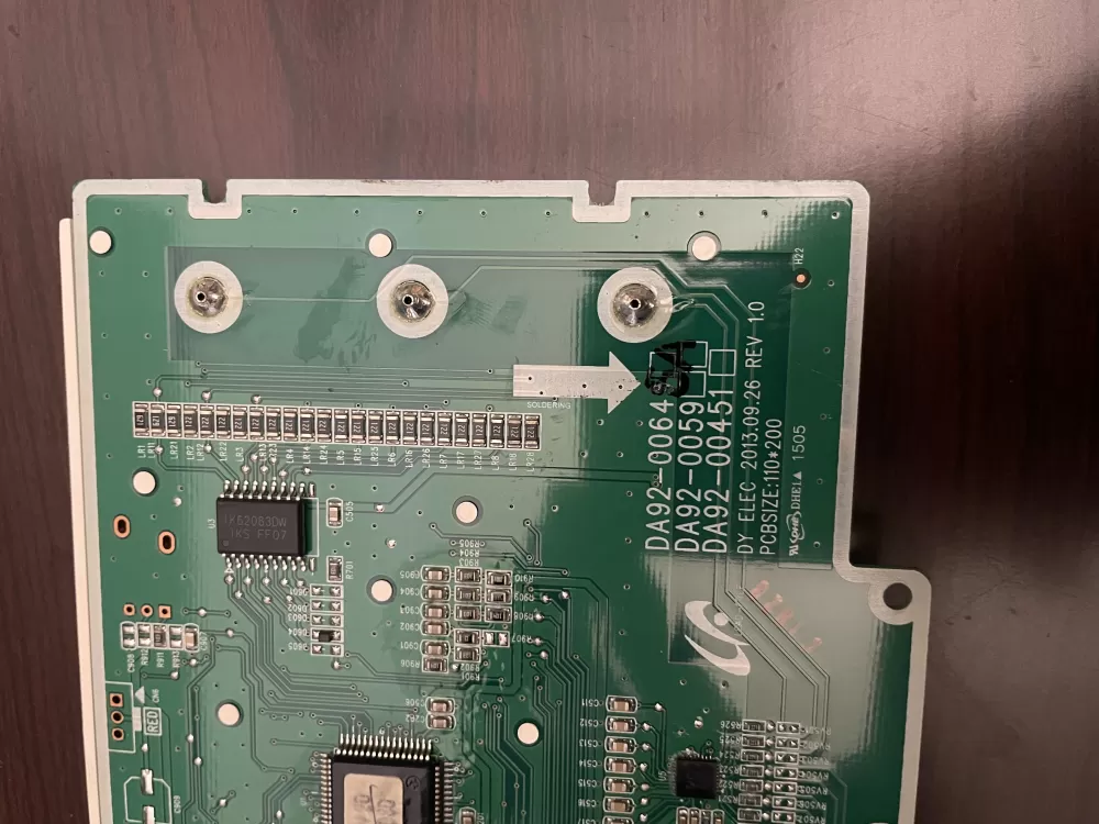 Samsung DA92 00595A Refrigerator Control Board Dispenser AZ70476 | KM1394