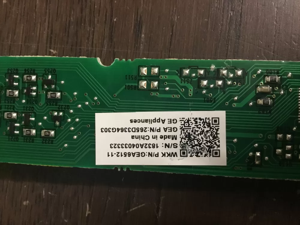 GE 265D3364G303 Dishwasher Control Board AZ16585 | NR208