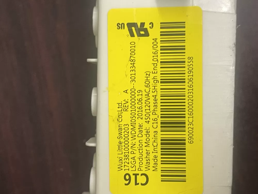 GE WDMI0501000000 Washer Control Board AZ27587 | WMV104