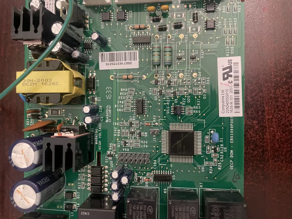 GE 225D4205G010 EBX1069P007 Refrigerator Control Board AZ97211 | KM167