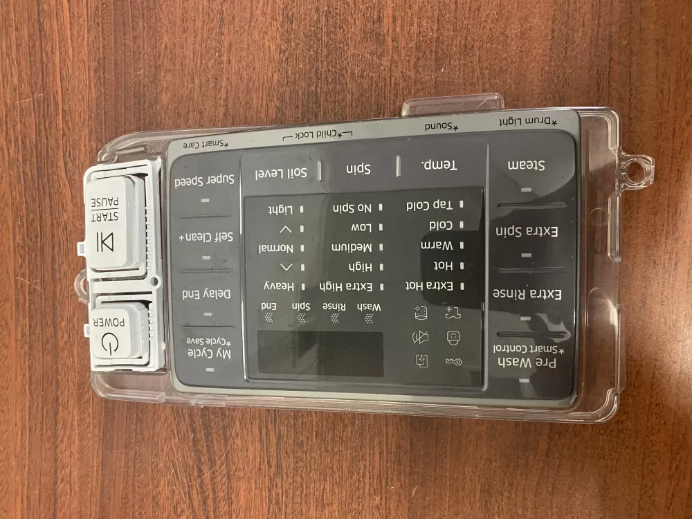 Samsung DC92-01607J  AP6243588  DC94-06643A  DC93-00376D  PS12084833 Dryer UI Control Board