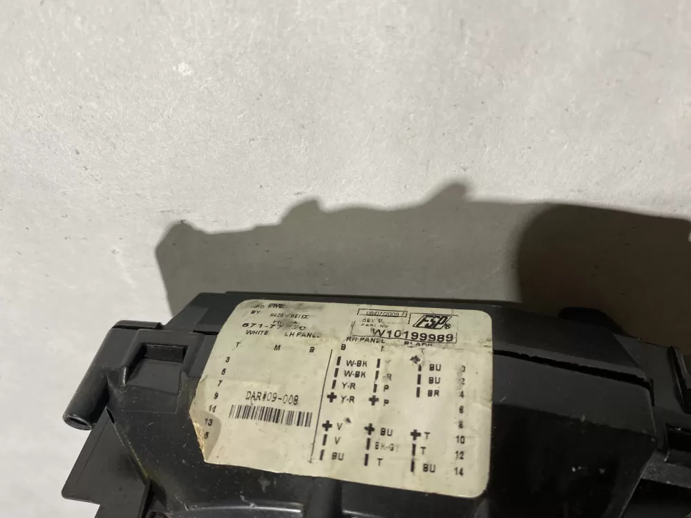 Whirlpool Admiral Roper Estate AP6016888 Washer Timer Control AZ114999 | BK2140