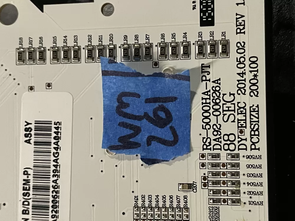 Samsung Refrigerator Dispenser Control Board -DA92-00626A AZ28026 | WM261