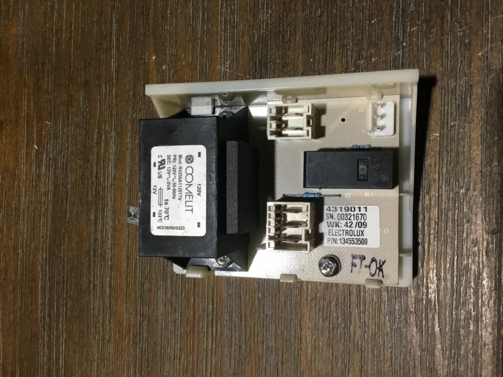 Frigidaire  Electrolux AP3886932 1191203 134558200 PS1156721 Washer Control Board Heater