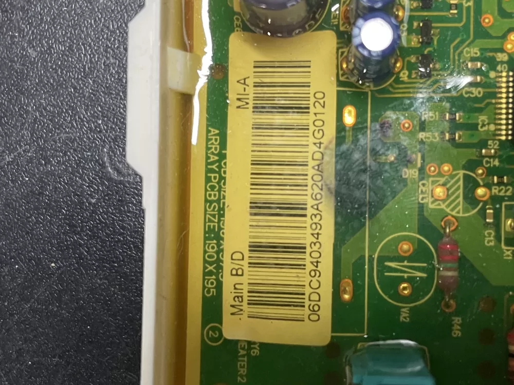 Samsung DC94-03493A Dryer Main Control Board AZ12849 | 1176