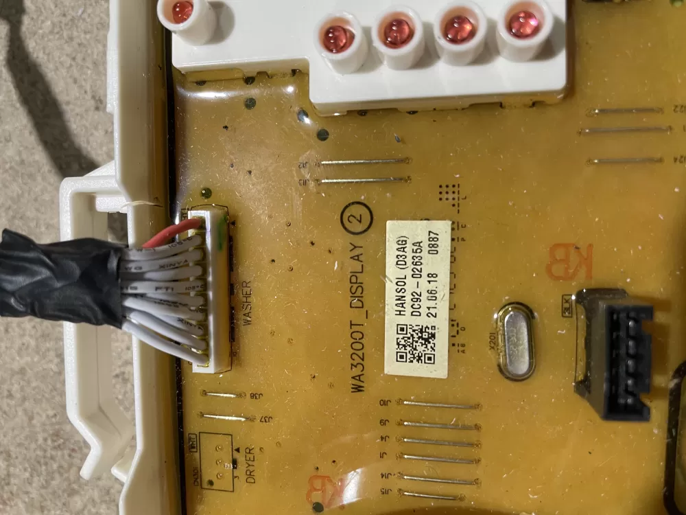 Samsung DC92-02117F Washer Control Board AZ68009 | KMV600