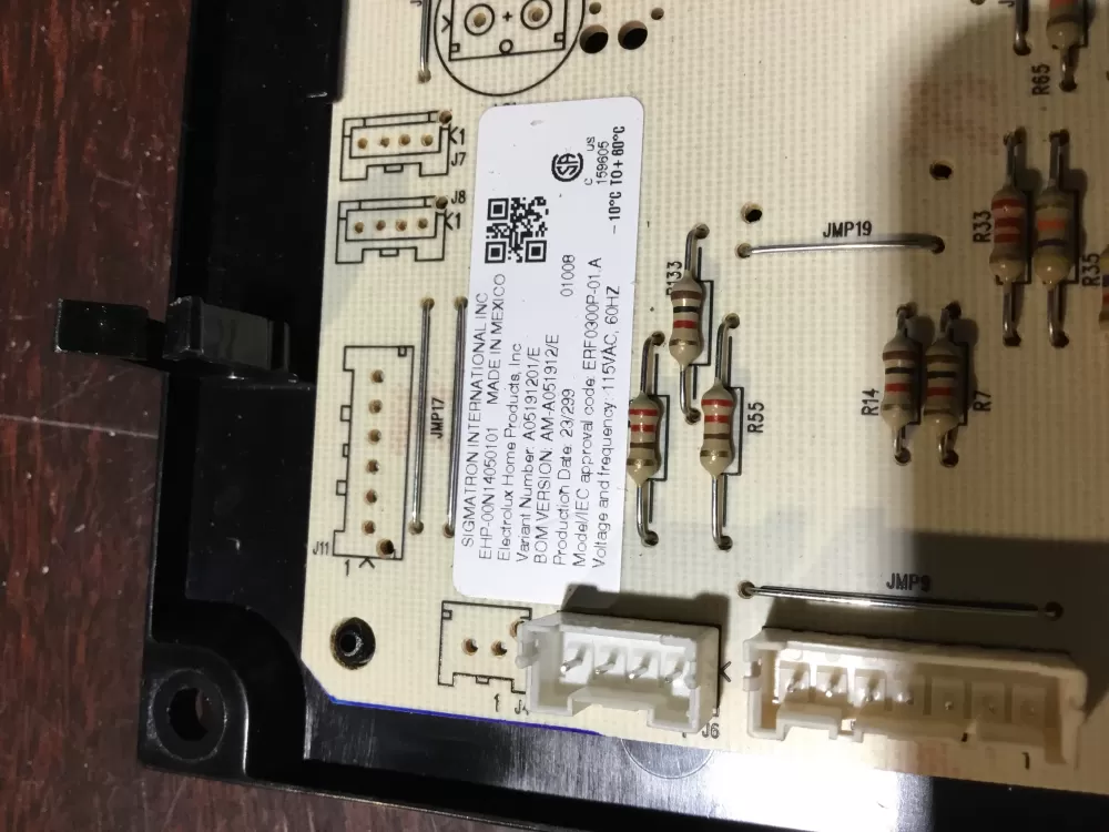 Frigidaire A05191201/E Refrigerator Control Board  AZ72095 | NR1824