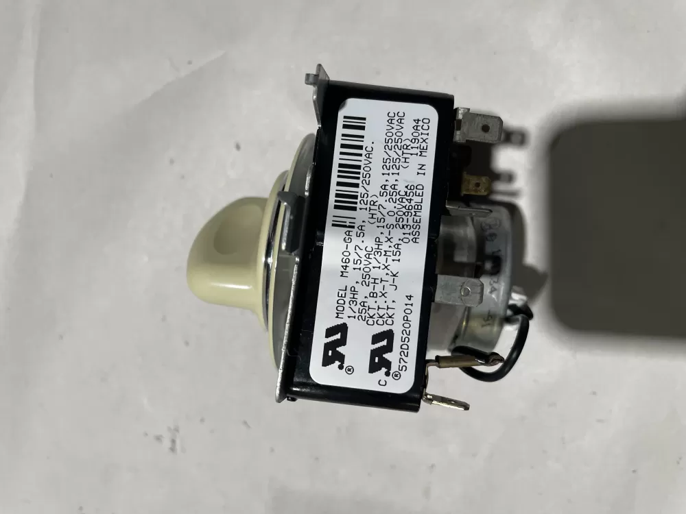 GE 572D520P014 WE4M260 Dryer Timer AZ133572 | KM1996