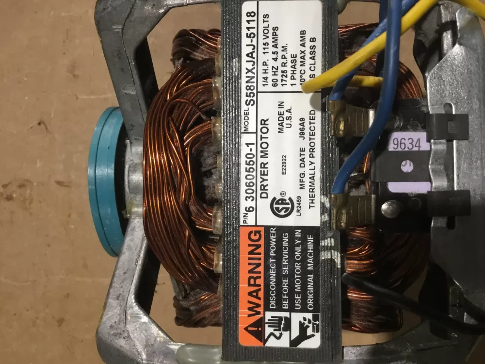 63060550 Whirlpool Dryer Motor