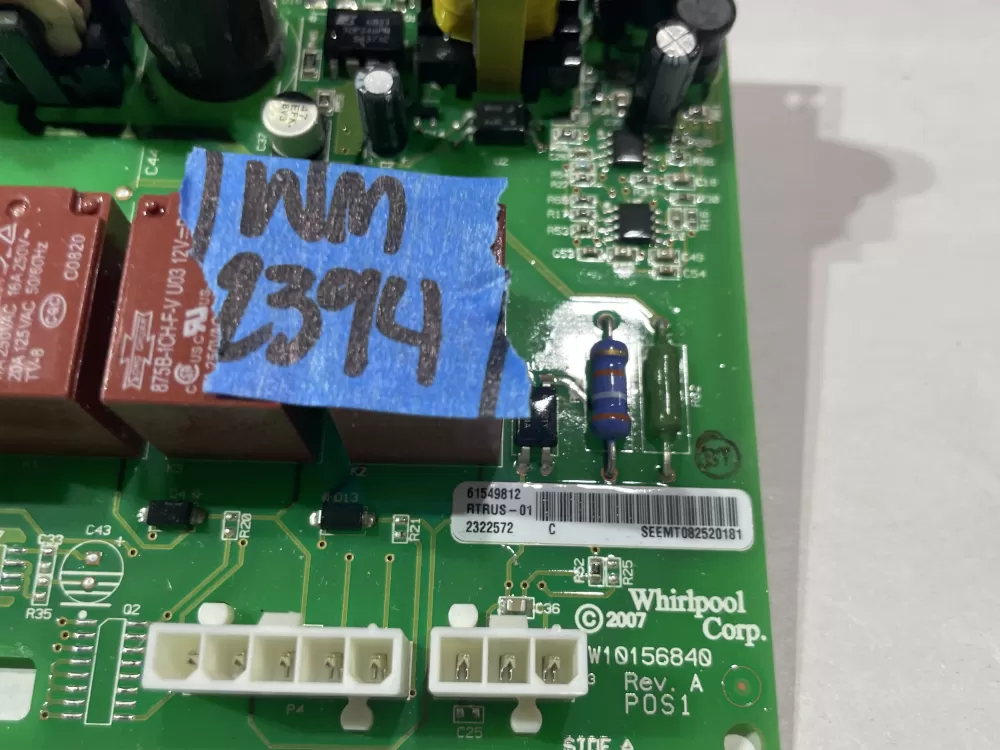 Whirlpool W10259855 W10156840 Refrigerator Control Board AZ142341 | Wm2394