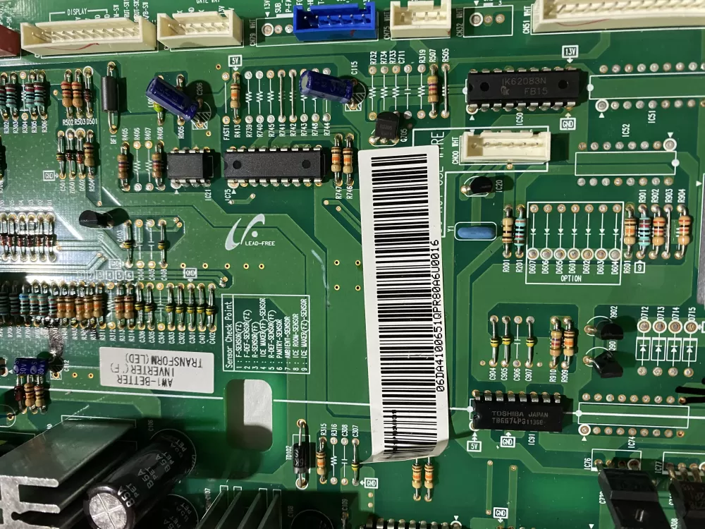 Samsung DA41 00651Q Refrigerator Control Board AZ199856 | BK2774