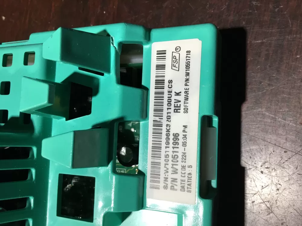 Whirlpool Kenmore Maytag W10511996 Washer Control Board AZ71298 | NRV394