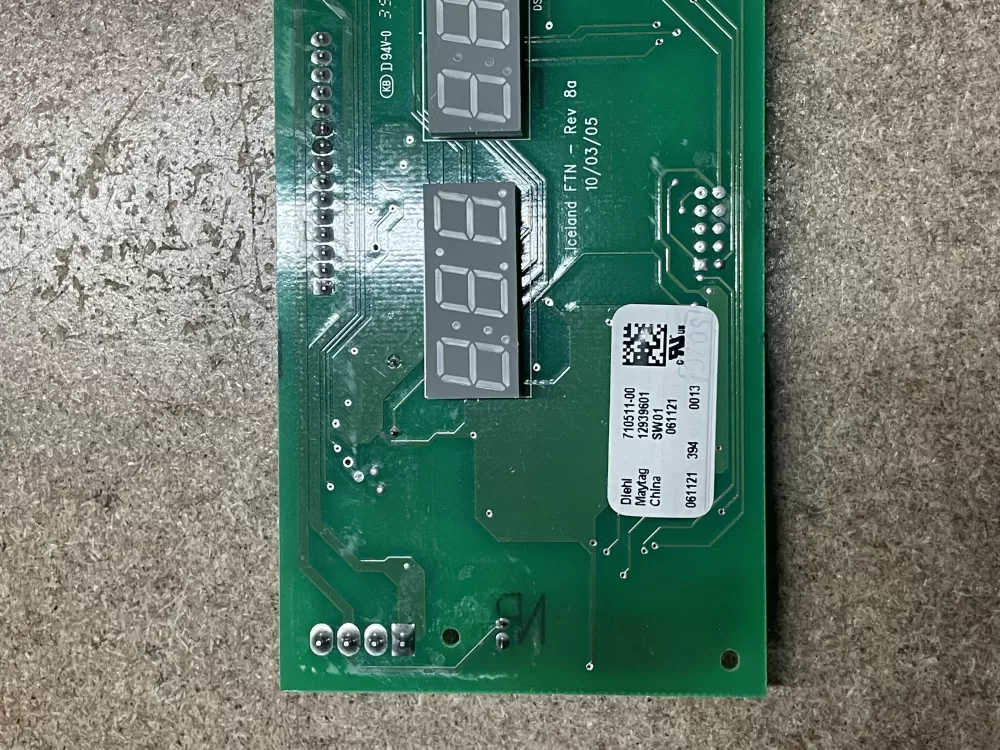 Maytag Amana 12939601 Refrigerator Control Board Dispenser AZ15196 | KM1602