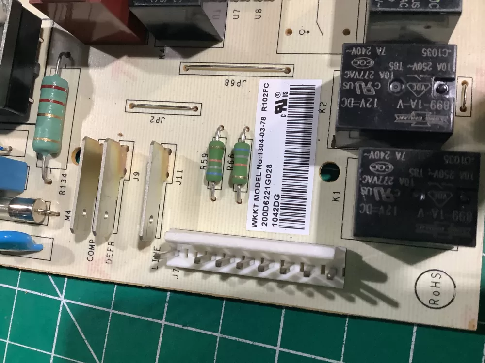 GE 200D6221G028 EBX1110P002 Refrigerator Control Board AZ145321 | NR2417