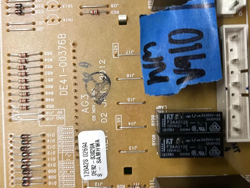 Samsung DE92-03020A Oven Control Board Main AZ204410 | Wmv910