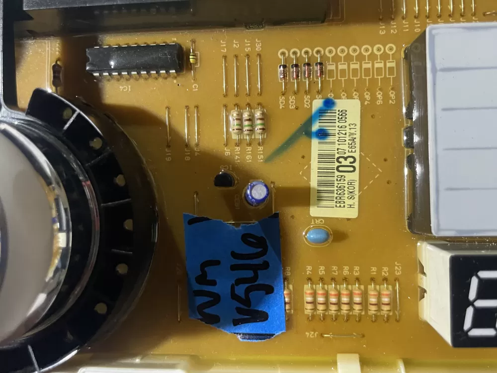 LG EAX61170502 EAX61298601 Ebr62707617 Dryer Control Board AZ145111 | Wmv546