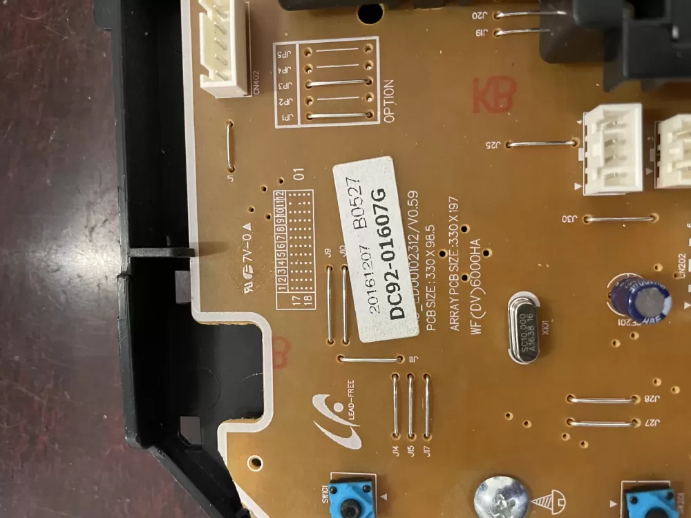 Samsung AP5916790 DC92-01607G PS9605959 Dryer Control