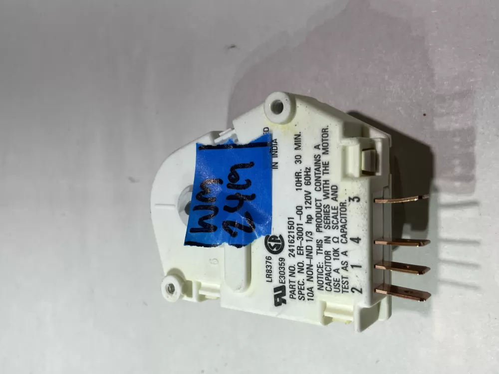 Frigidaire  Kenmore AP2111929 12762 215846602 00624728 00626234 00628510 00628518 0628510 08000559 08006054 08006992 08016919 08950148 215267800 215846605 215846606 240371001 241621501 3001671 3001701 3015909 3203657 4013391050 5300187484 5300628518 5301090474 5303203657 5303211155 5303211680 5303270622 5303275811 5303321133 5303321915 5304457327 5308006054 5308006992 624728 626234 628510 628518 8000559 8006054 8016919 8950148 C000062797 C62797 D007004112 DG187005 F000111695 G000187484 G172706 G174820 G186580 G187005 G187484 M1090167 M1090474 N8000559 R000900241 R000900764 R900241 PS423801 Refrigerator Defrost Timer