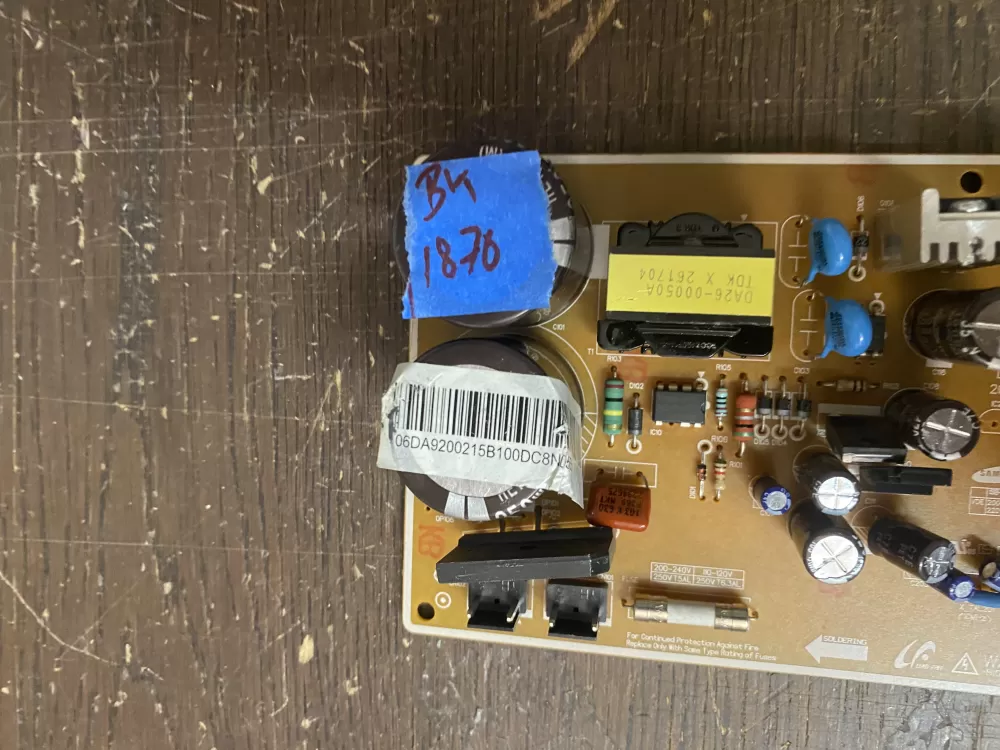 Samsung DA92-00268A Refrigerator Inverter Control Board AZ52531 | BK1870