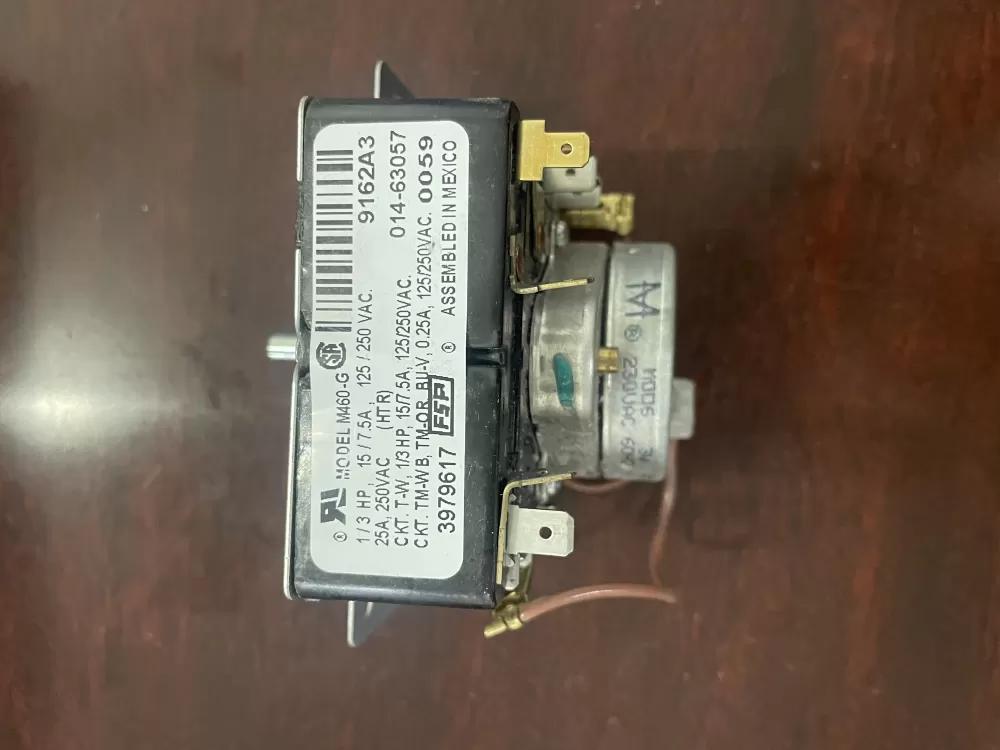 Whirlpool  Kenmore  Maytag  Roper  Amana  Inglis  Admiral WP3979617  AP6009055  3979617  8299782  921240  PS11742197 Dryer Timer
