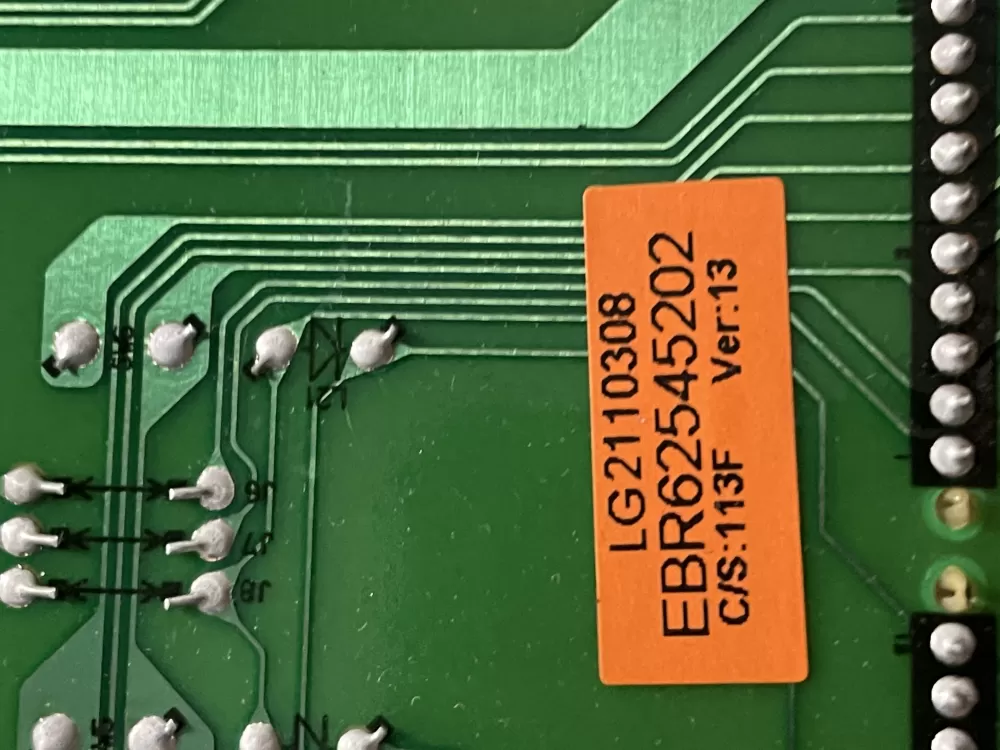 Kenmore Washer User Interface Contorl Panel Board AZ9438 | WMV62