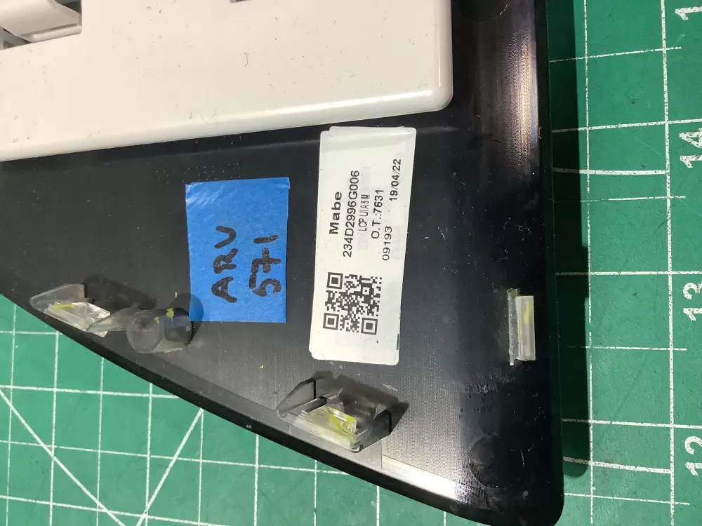 GE Dryer Touchpad Control Panel | WE22X33126 | 234D2996G006 AZ191207 | ARV571